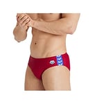 arena Icons Solid Maillot de Bain pour Homme, Couleur : Bordeaux, 38