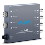 AJA FiDO-4T-MM: 4 ch 3G-SDI to Multi-Mode LC Fiber Transmitter