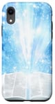 iPhone XR Catholicism Open Bible Rays Spiritual Divine Case