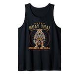 Thai Boxing Strength and Skill - Muay Thai and Tiger Tank Top