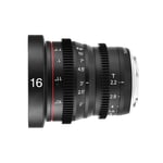 MEIKE 16mm T2.2 Manual Focus Cinema Prime Lins (MFT Mount)