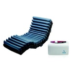 Levitas Kit matelas anti-escarres Domus 3 étages LAD675-3 compresseur 3 voies Bl