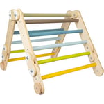 Small Foot- Triangle d'escalade Adventure, Jeu de Mouvement pour Enfants dès 3 Ans, en Bois, Art. Climbing Equipment and Swings Toy, 12238, Multicolore, Petit