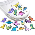 Jatidne Shoe Decoration Charms for Dinosaur Croc Charms, DIY Shoe Accessories PVC Cartoon Pack of 20