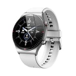 RUMOCOVO® Montre connectée pour hommes,sport,avec appels Bluetooth,carte mémoire 4G,écran entièrement tactile,2479 - Blanc