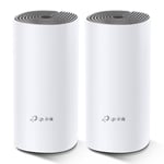 TP-Link Deco E4 AC1200 mesh-system 2 rutere  opptil 260 m2  802.11ac Dual-band - demobrukt