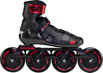 K2 Skates Adultes Universel Patins en Ligne Redline 110 Black_Red — Black - Red — EU: 45 (Mondo: 295 / cm: 29.5 / UK: 10.5 / US: 11.5) — 30F0195