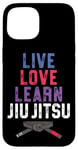 iPhone 15 Jiu Jitsu Belt Colors Live Learn Love Jiu Jitsu Case