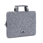 4260403578469 RIVACASE Anvik 13.3" Laptop sleeve, light grey, with handle,