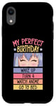 Coque pour iPhone XR My Perfect Birthday Wake Up Turn 4 Montre Anime Go To Bed