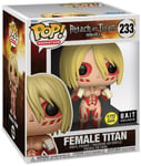 Figurine Funko Pop - L'attaque Des Titans (Snk) N°233 - Femme Titan Glow In The Dark - 15 Cm (60645)