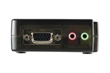 StarTech.com 4 Port Black USB KVM Switch Kit with Cables and Audio - desktop KVM Switch - VGA KVM Switch - USB KVM Switch 4 Port (SV411KUSB) - KVM / audio-switch - 4 porte