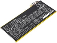 Yhteensopivuus  Acer A1-734, 3.8V, 3300 mAh