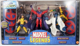Marvel Legends - Coffret "X-Men Legends" : Gambit, Rogue, Beast, Magneto, Wolver