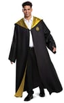 Disguise Women's Harry Potter Hogwarts Robe, Official Wizarding World Adult Halloween Costume Accessory Outerwear, Black & Gold, Medium (38-40)