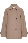 ThoraIW Minona Coat - Sandy Grey Melange