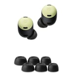 Comply Ear Tips for Google Pixel Buds Pro, Assorted, 3 Pair, Black