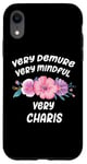 iPhone XR Charis Personalized Very Demure Very Mindful Charis Name Case