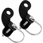 Ensoleille - 2 Pièces Accessoires pour Remorques de Vélo, Adaptateur De Remorque De Vélo, Attelage pour Remorque de Vélo