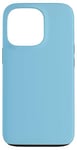 Coque pour iPhone 13 Pro Couleur bleu ciel simple