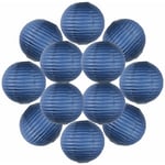 12x Lanterne Papier 30 cm Bleu Navy - Suspension Boule Papier 30 cm (12'') type Lanterne Japonaise pour Decoration Mariage - 12 pièces - Le must de