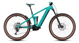 Vtt electrique tout suspendu cube stereo hybrid one44 ex 800 shimano deore deore xt 12v 800 wh 29   bleu scuba 2025