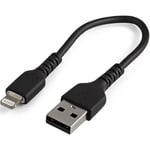 15cm Usb To Lightning Cable Apple Mfi Certified-Black