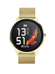 Sekonda Flex Men's Smartwatch - Gold Tone Mesh, Gold, Men