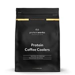 THE PROTEIN WORKS - Protein Coffee Coolers | 22g Protein, 120mg Caffeine | Coffee Flavoured Protein Shake | Protein Coffee Powder | 16 Servings | Matcha Latte | 500g