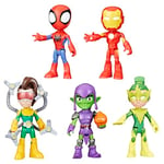 Hasbro Marvel Spidey and His Amazing Friends, Friends & Foes Pack, Action Figure Set