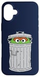 iPhone 16 Plus Sesame Street Oscar The Grouch In Trash Can Case