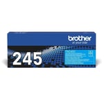 Brother TN-245C Toner Cartridge, Cyan, Single Pack, High Yield, Includes 1 x Ton