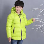 Doudoune Enfant Garçon De Marque À Capuche Épaississant Parka Garçon Couleur Uine Chaude En Cotton Manteau Garçon -Zs307014