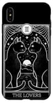 iPhone XS Max Tarot Card Mystic Cats | The Lovers Couples Valentines Day Case