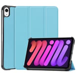 iPad Mini 7th Gen (2024) Fodral Tri-fold Himmelsblå