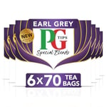 PG Tips Special Blends, Earl Grey Tea Bags Bulk, Refreshing, Light & Citrusy With Bergamot Notes, 6 Packs, 420 Plant Based Biodegradable Teabags