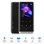 Wireless Bluetooth4.0 MP4 MP3 Music Player FM Radio Recoder With Earphone 8GB