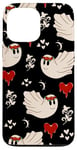 Coque pour iPhone 13 Pro Max Cute Spooky Cupid Ghost Valentine Day Melting Heart