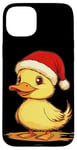 iPhone 15 Plus Yellow Duckling in Xmas Mood Outfit for Boys and Girls Case