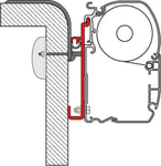 Feste markise F45 4,0m Rapido