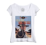 T-Shirt Femme Col Echancré Hang'em High Vieille Affiche De Film Rétro Poster Cinéma Vintage Western