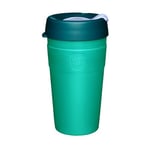 KeepCup Thermal - Vacuum Insulated Stainless Steel, Reusable Coffee Cup with Splashproof Sipper Lid - 16oz/454ml - Eventide