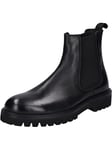 Josef Seibel Homme Bottines Chelsea Romed 02, Monsieur Bottines,Largeur G (Normale),Semelle intérieure Amovible,Plat,Noir (Schwarz),40 EU / 6.5 UK