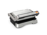 Tefal OptiGrill 2in1 GC772D10, Rustfritt stål, Rektangulær, Knapper, 600 cm², 30 x 20 mm, 1 zone(s)