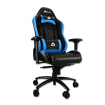 Klim Esports - Chaise Gaming + Simili Cuir Et Matériaux Premium Haute Qualité + Chaise Gamer Inclinable + Ergonomique Avec Coussin Lombaire Et Cervical + Fauteuil Gamer Bleu Nouvelle Version