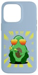 Coque pour iPhone 14 Pro Max Crème solaire amusante à l'huile d'avocat