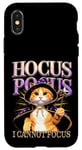 iPhone X/XS Hocus Pocus I Cannot Focus Funny Cat Design Case