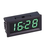 Module d'horloge électronique à tube numérique LED,horloge réseau WiFi,synchronisation automatique,mouvement,alcool lumineux,12V,bricolage dans la voiture,fuseau horaire mondial - Type green