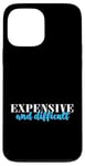 Coque pour iPhone 13 Pro Max Bleu Cher & Difficult (I'm a delight) Blue Graphic