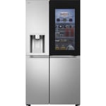 LG GSXE90BSDD 628L Door-In-Door American Style Fridge Freezer - Steel